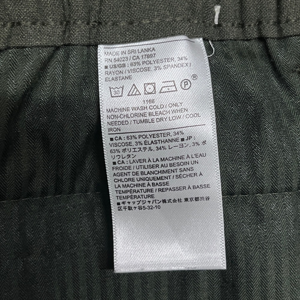 Banana Republic Pants Mens 29x32 Olive‎ Green Tapered Athletic Fit Chinos 3759 - Picture 5 of 7